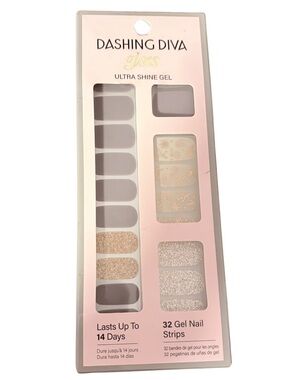 NWT Dashing Diva Gloss Ultra Shine Gel Nail Strips — Lavender Dreams